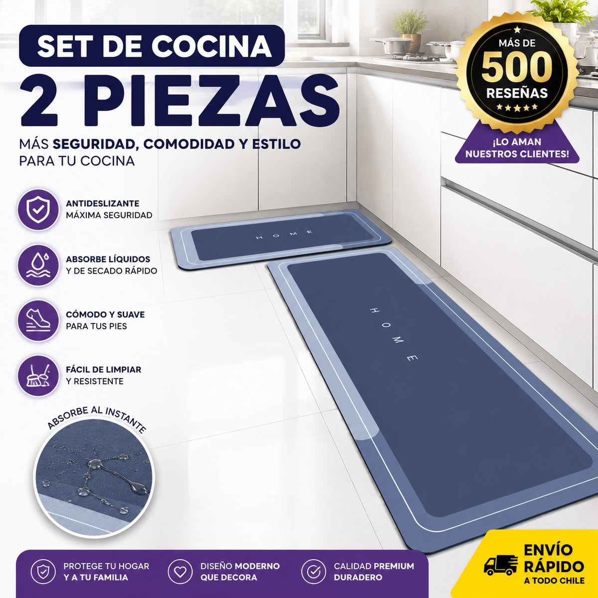 JUEGO SET DE COCINA DE 2 PIEZAS