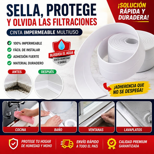 Cinta Adhesiva Selladora Reparadora 6 Metros
